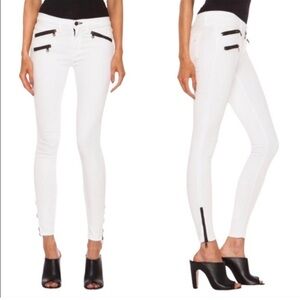 Rag & Bone Zipper Moto Stretch Skinny Jeans – Size 25